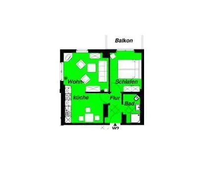 Villa-seeluft-wohnung-2 * Sellin (Rugen)